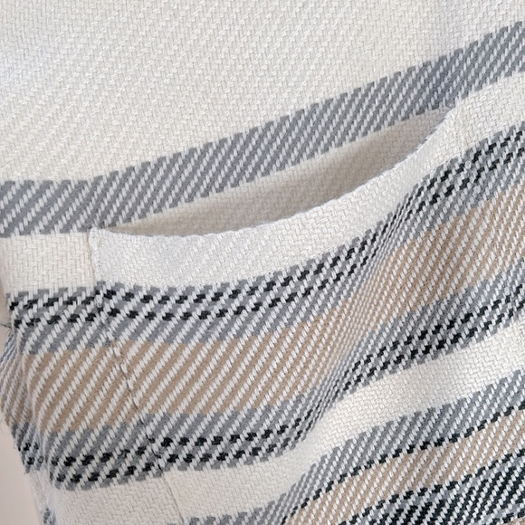 ABERCROMBIE & FITCH Shawl one size has pockets and fringe - Picture 4 of 8